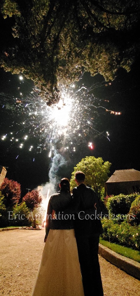 feu d'artifice mariage